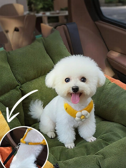 Comfortable &amp; Secure Pet Car Seat Bed - Loving It Shop