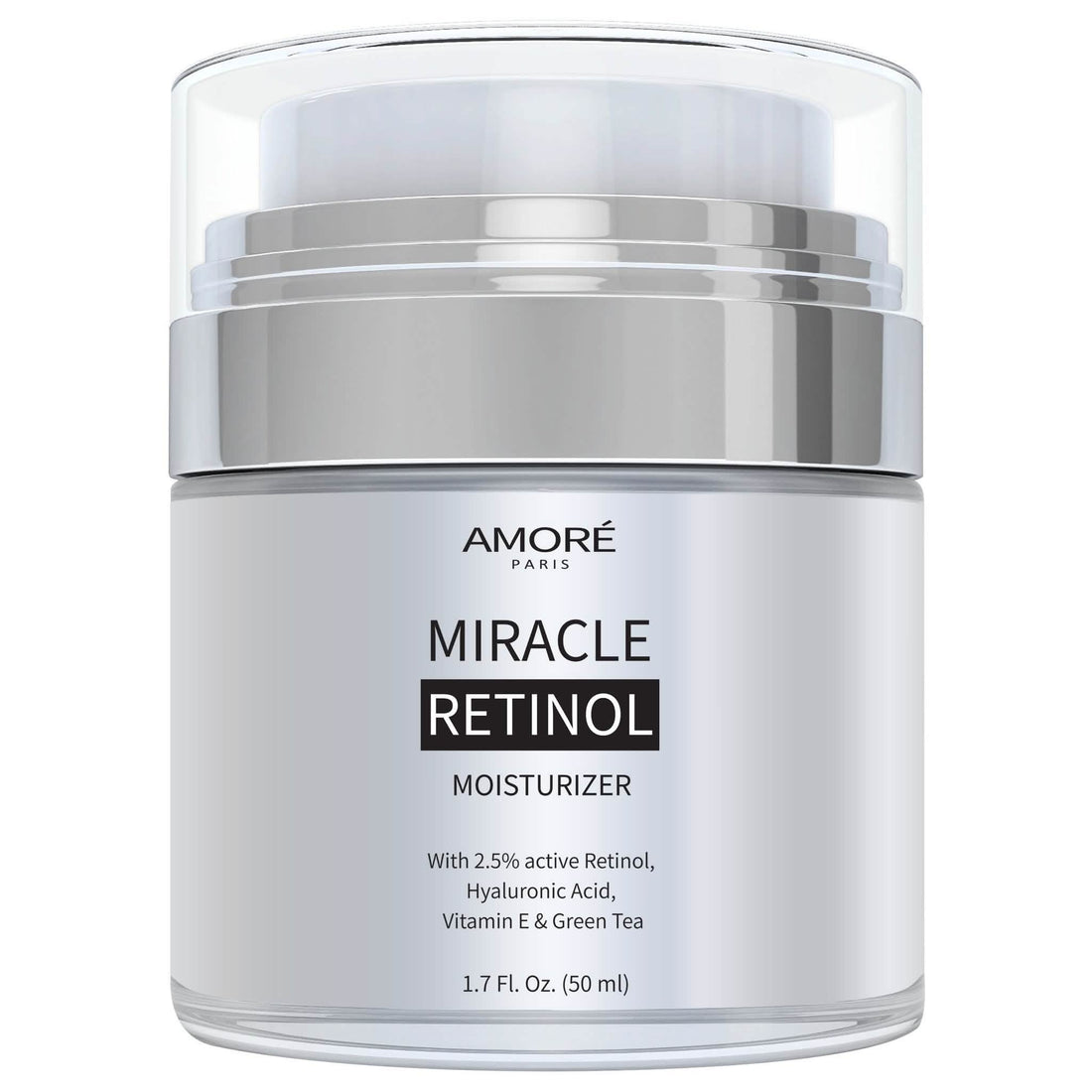 AMORÉ PARIS Retinol 2.5% High Potency Anti-Aging Moisturizer - 1.7 Fl. Oz.