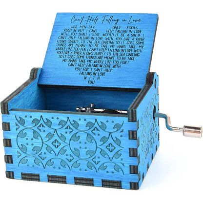 Antique Engraved Musical Box Can&