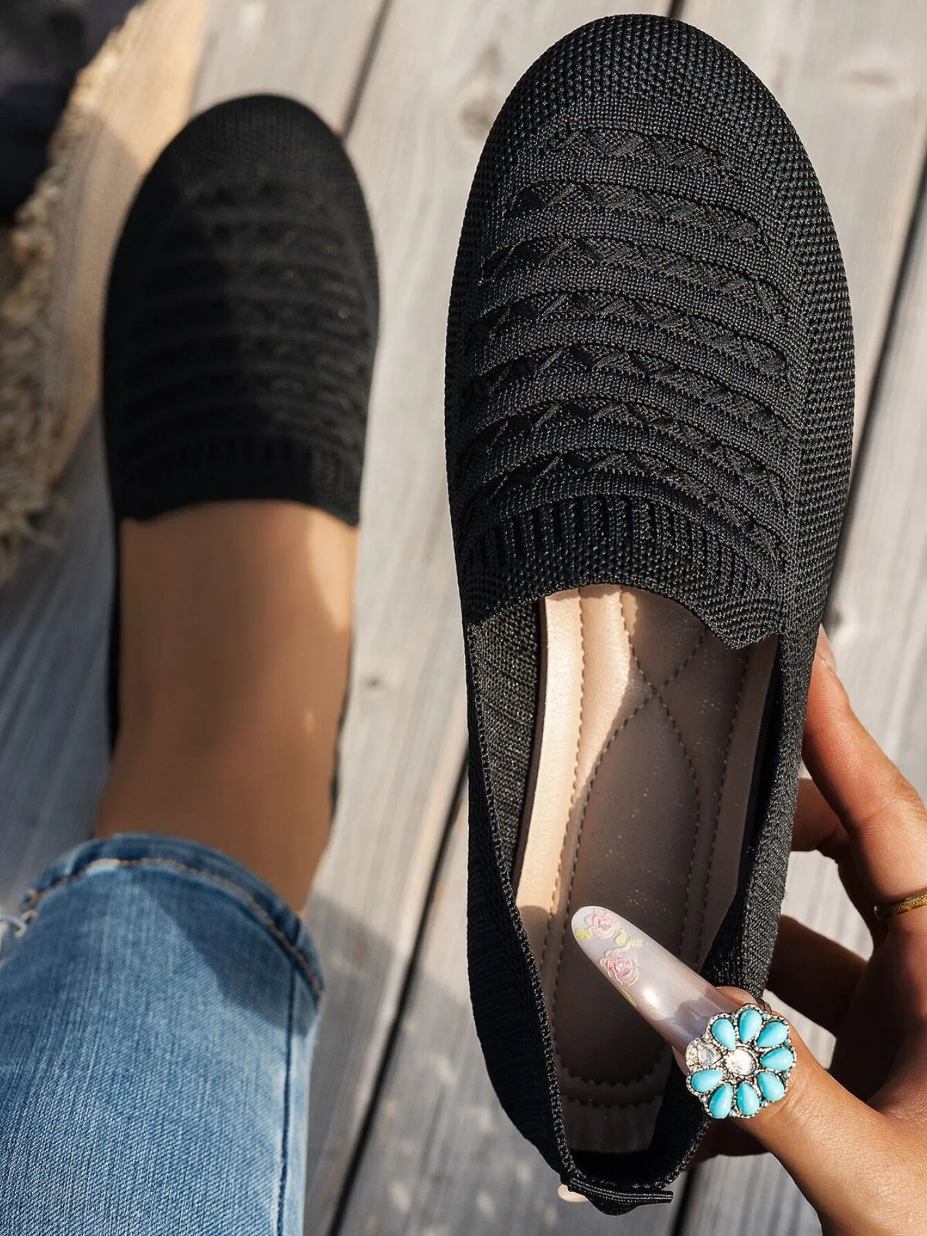 Breathable Mesh Slip - Ons - Loving It Shop