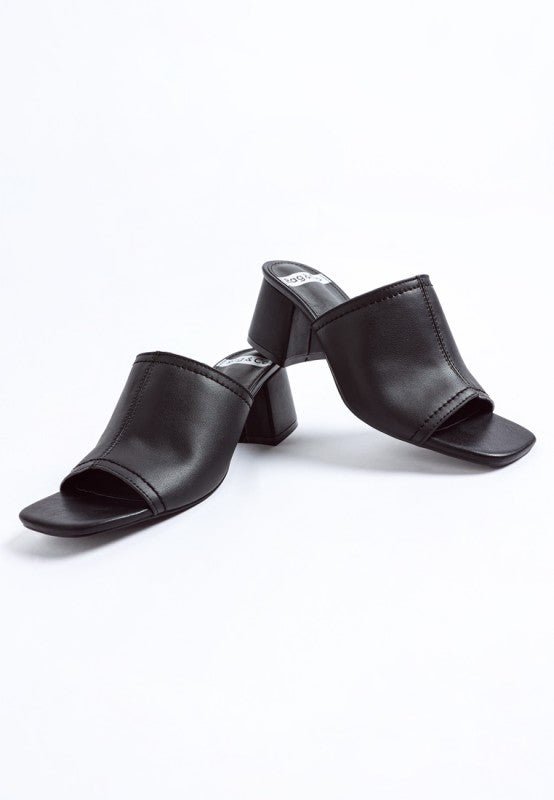 Wuling Slip - On Soft Leather Heels - Loving It Shop