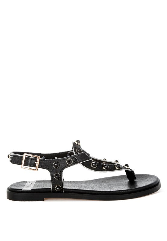 Avens Pearl Rivet Studded Flats