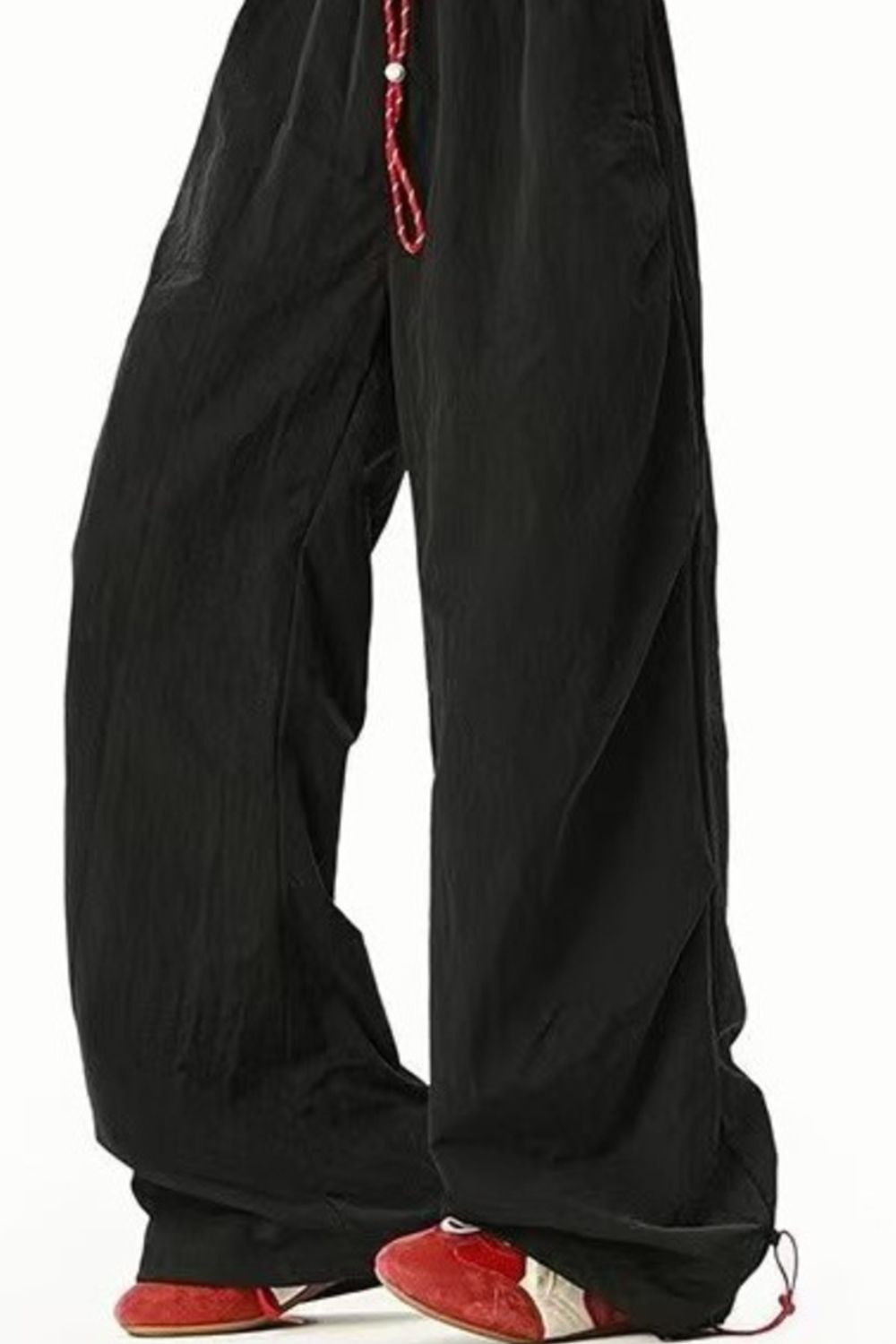 Men's Plus Size Loose-Fit Drawstring Waist Casual Pants