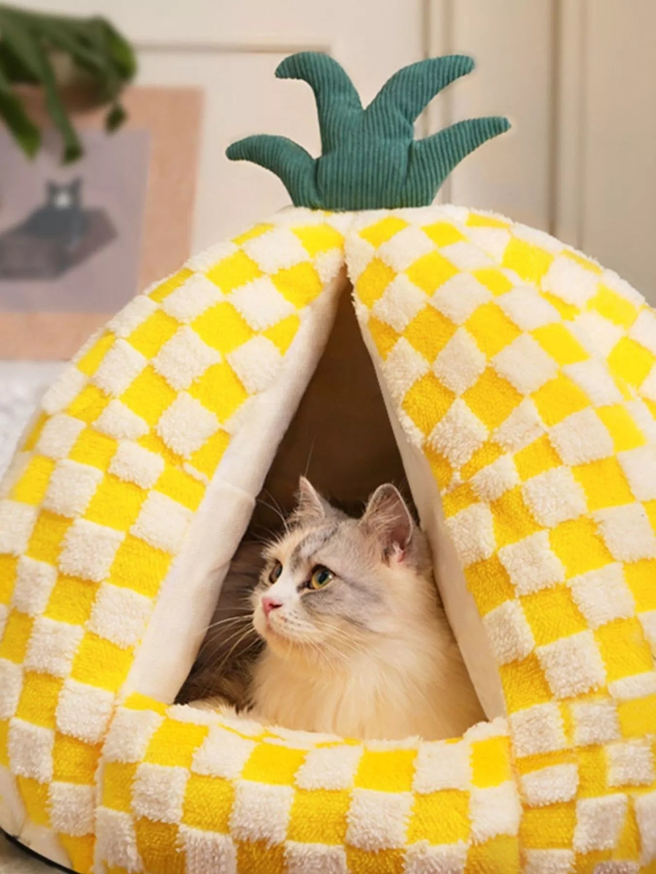 Pineapple Shaped Cozy Pet Nest - Loving It Shop