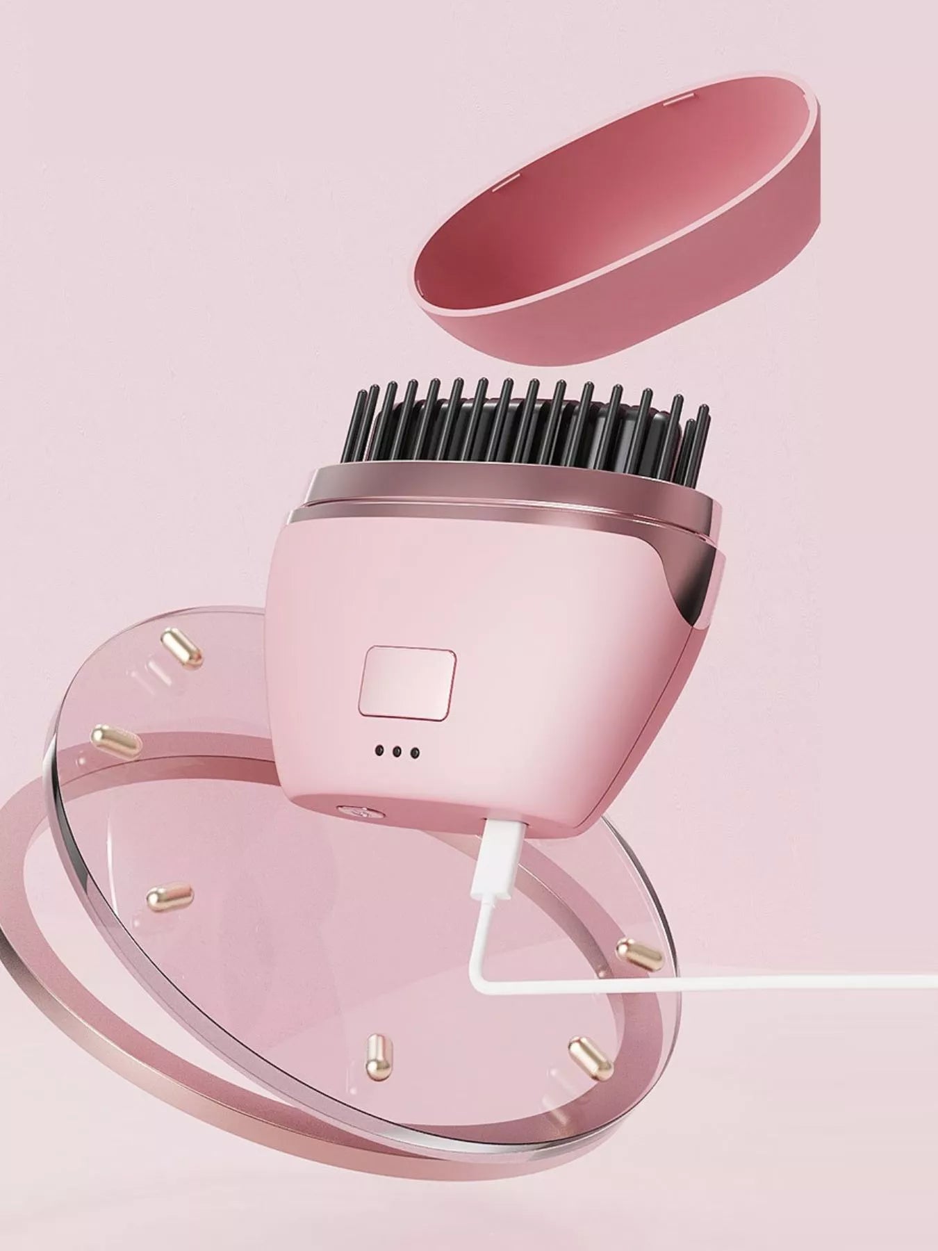 Portable Heated Hair Straightening Comb - Loving It Shop