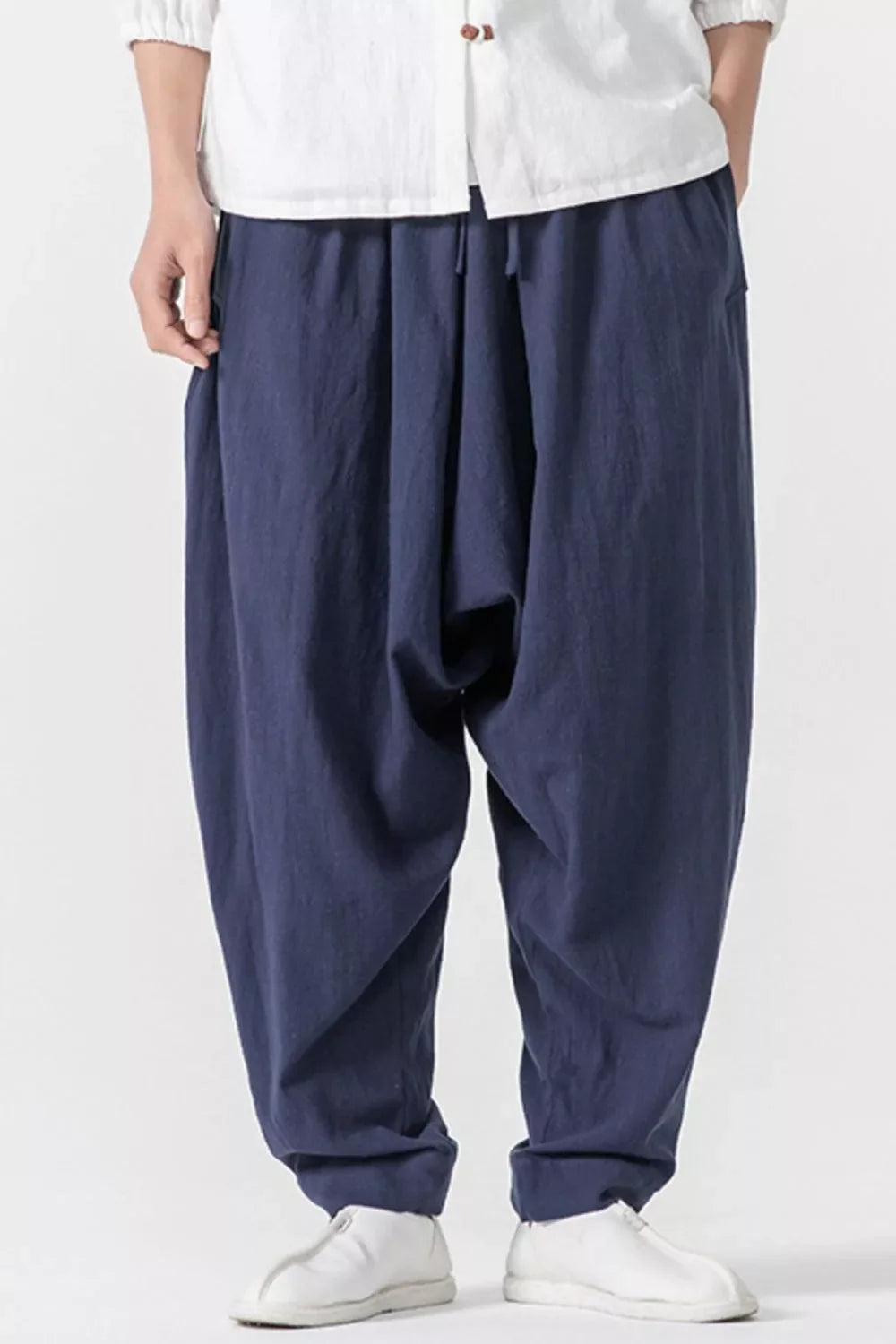 Men's Plus Size Loose Fit Harem Pants