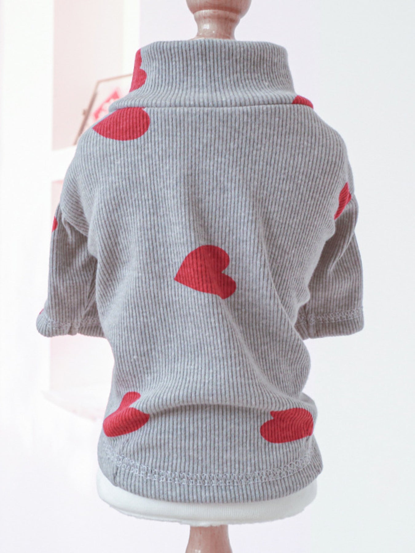 Heart Pattern Pet Sweater - Loving It Shop