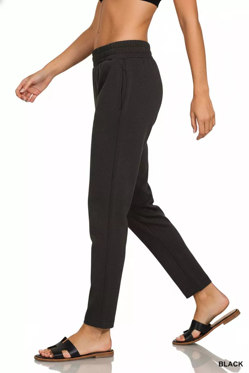 Scuba Capri Sweatpants with Pocket