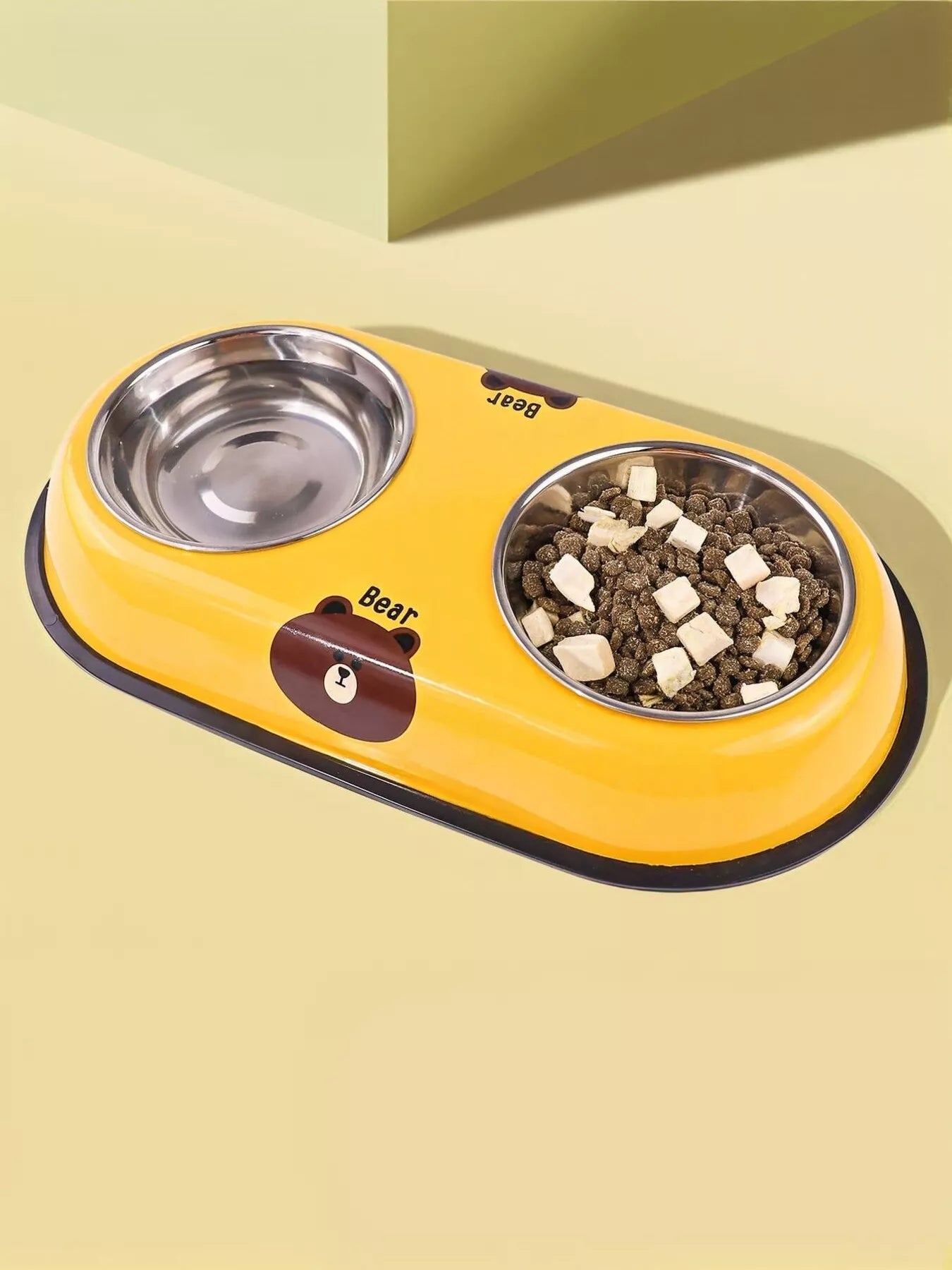 Cartoon Double Pet Bowls - Loving It Shop