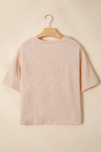 Smoke Gray Lace Pearled Decor Horse Shoe Graphic Western T Shirt - Loving It Shop