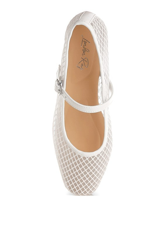 Averona Mesh Mary Jane Flats
