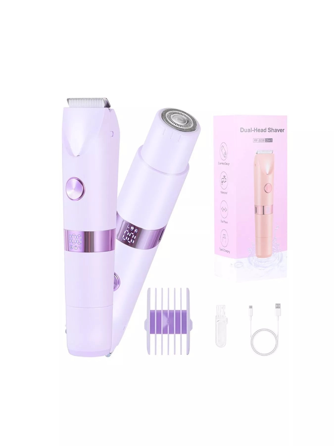 2 - in - 1 Painless Electric Hair Removal - Loving It Shop