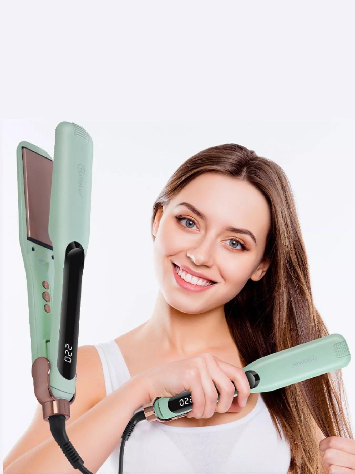 Adjustable Temperature Hair Straightener - Loving It Shop