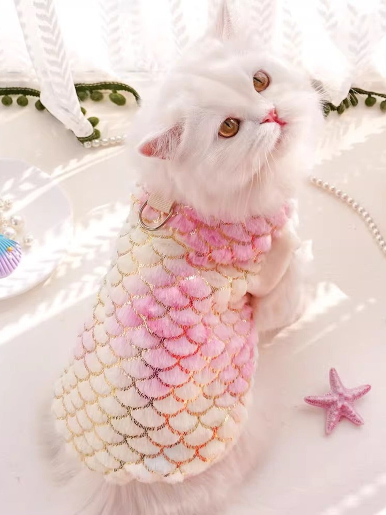 Mermaid Scale Plush Pet Top - Loving It Shop