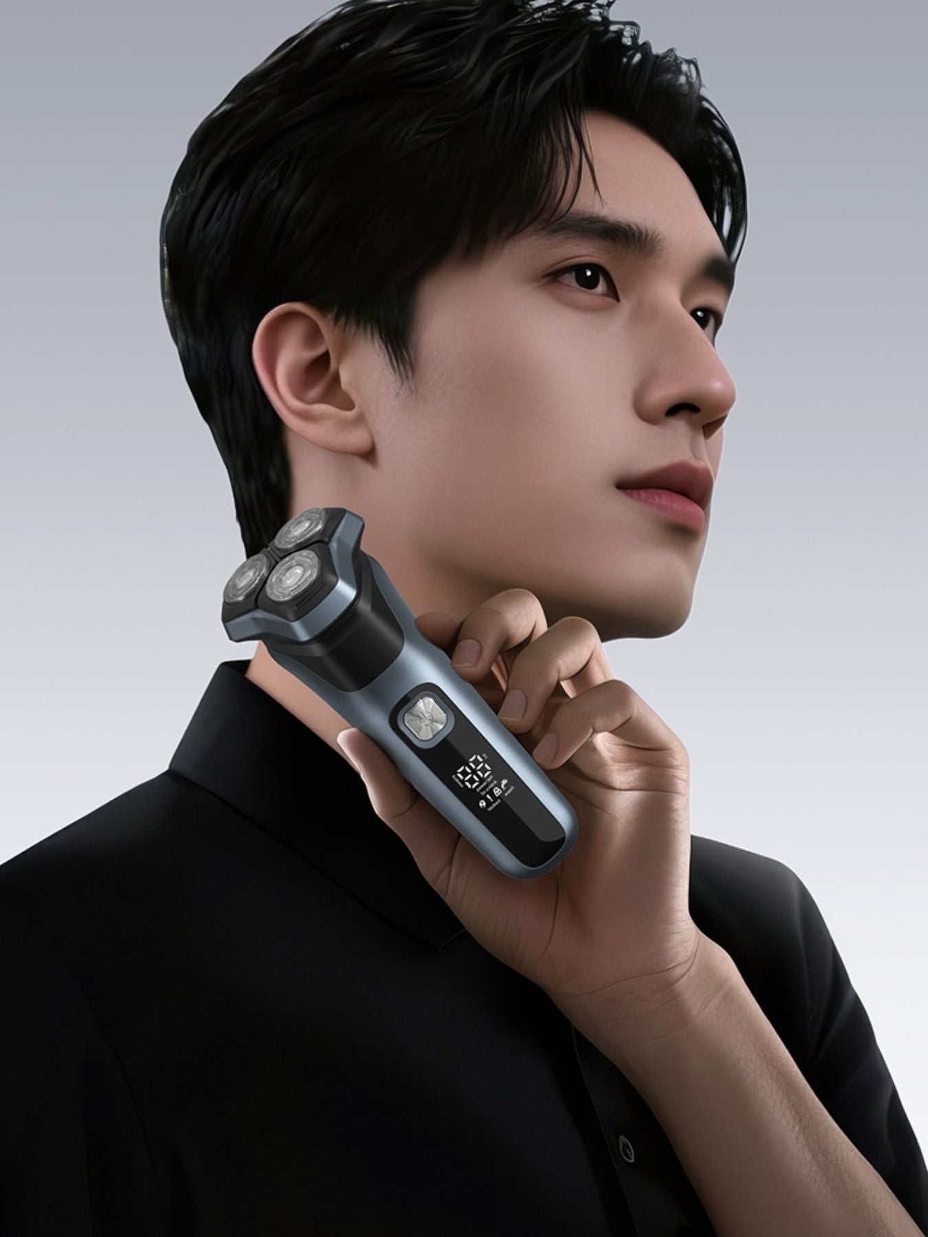 Rechargeable Rotary Electric Shaver with LED Display - Loving It Shop