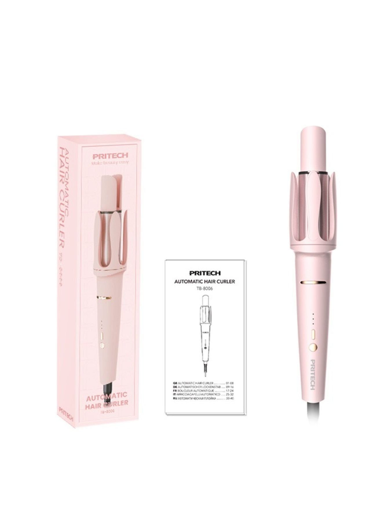 Automatic Rotating Hair Curling Iron - Loving It Shop