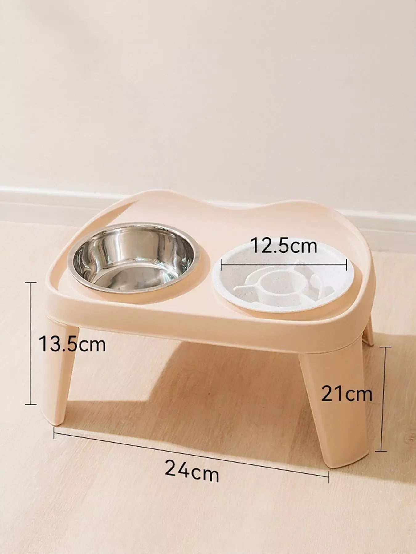 Double Pet Bowls with Stand - Loving It Shop