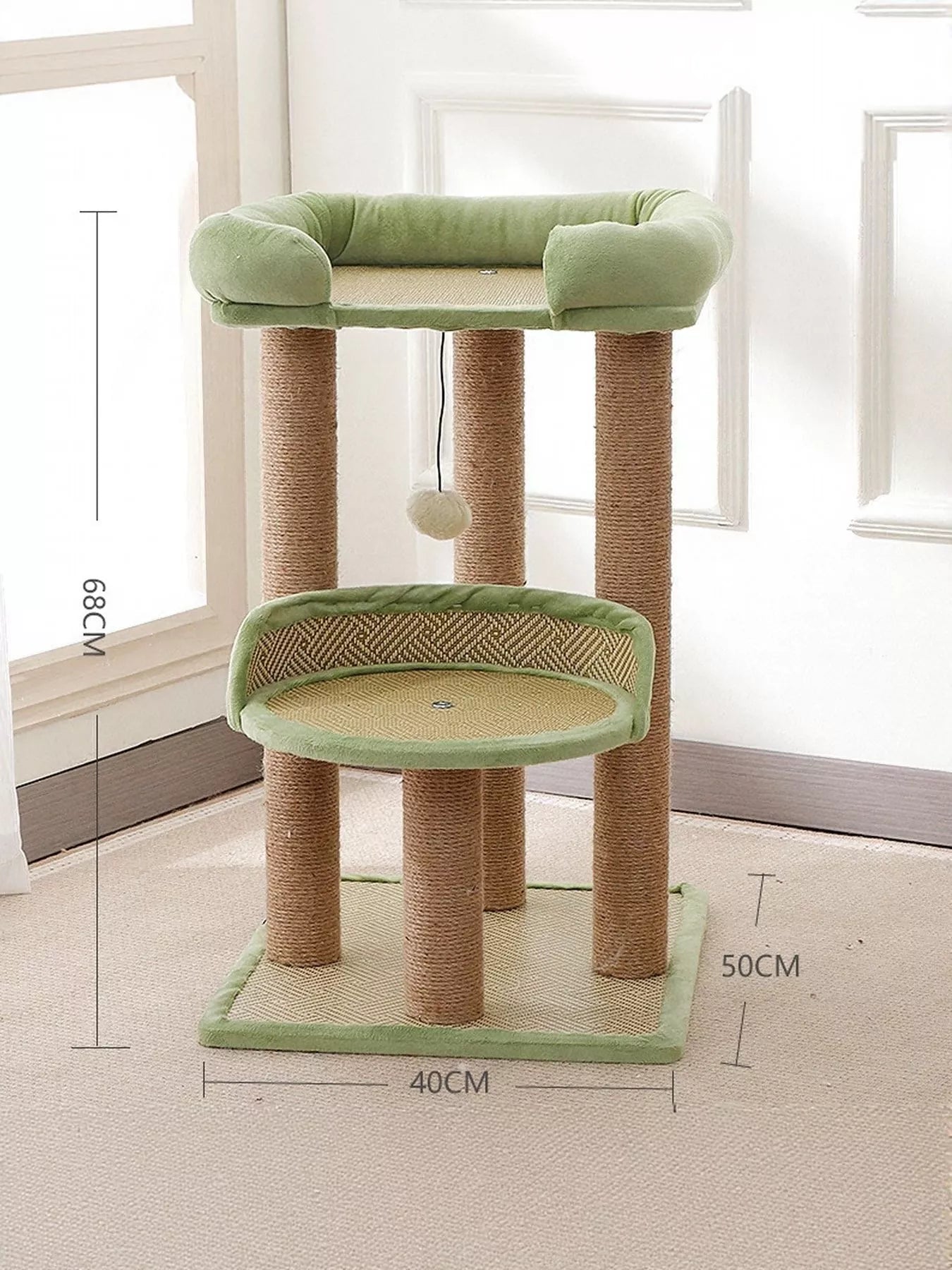 Plush Cat Tree Condo with Scratching Posts - Loving It Shop
