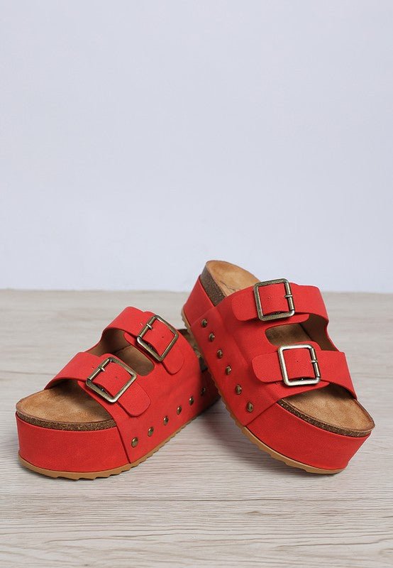 Impala Studded Faux Leather Slip Ons - Loving It Shop