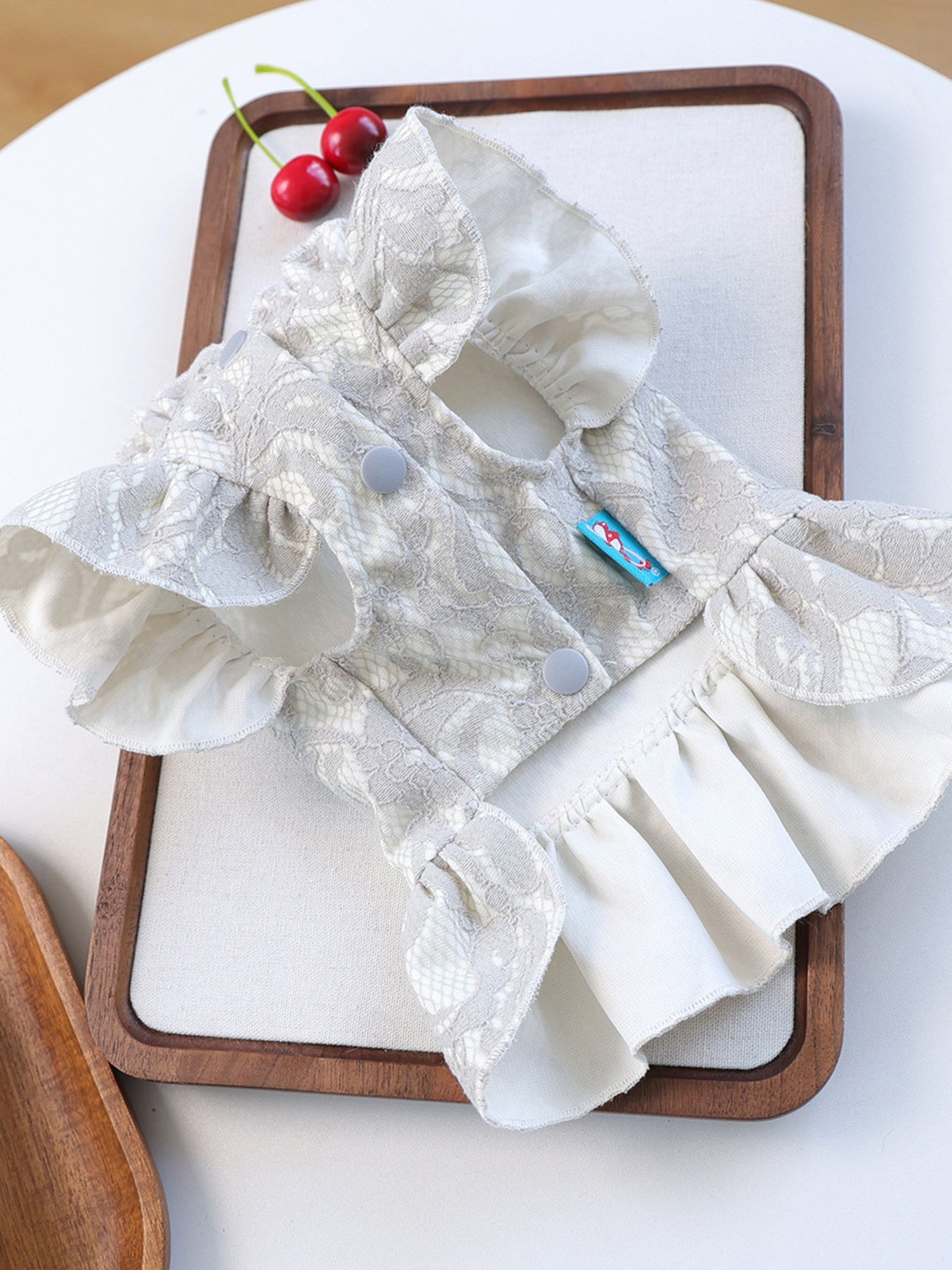 Ruffled Pet Dress with Bow - Loving It Shop