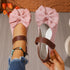 Bow Decor Round Toe Slip - Ons - Loving It Shop