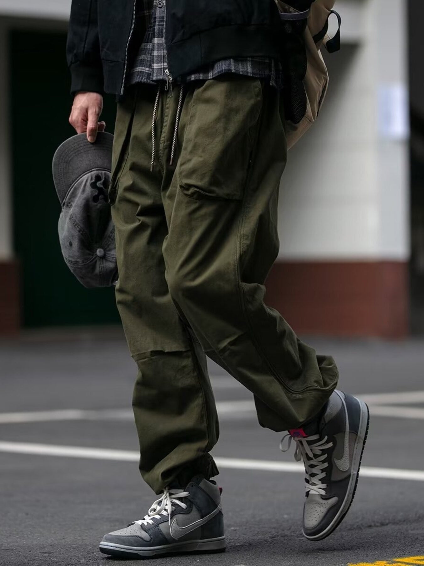 Men's Plus Size Relaxed Fit Cargo Pants