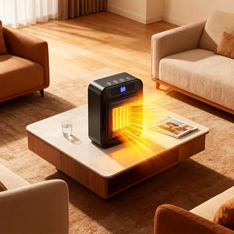 Space Heater for Indoor Use – 1500W Ceramic with Remote &amp; Timer