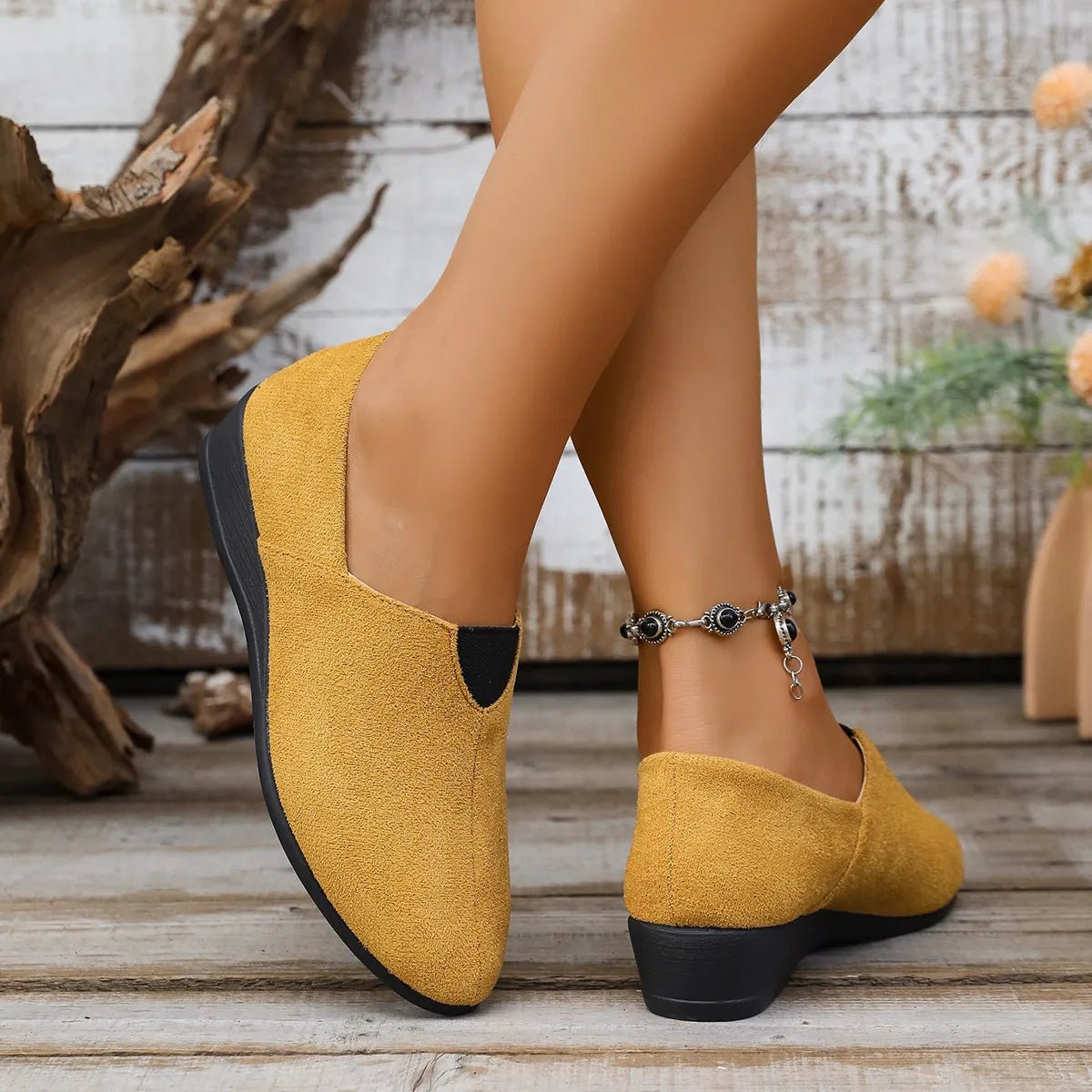 Breathable Mesh Slip - On Loafers - Loving It Shop