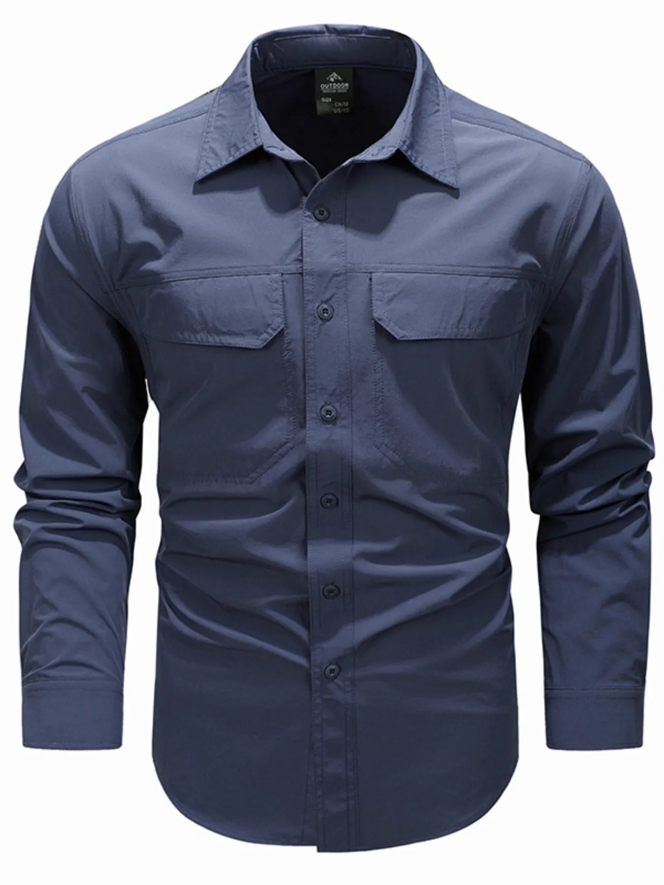 Men's Plus Size Lightweight Button Up Shirt - Loving It Shop