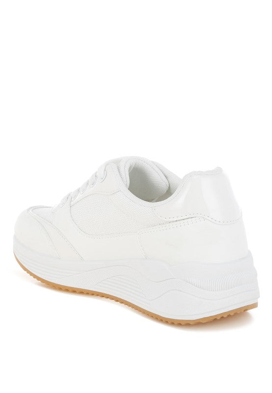 Subasa Chunky Mesh Lace Up Sneakers
