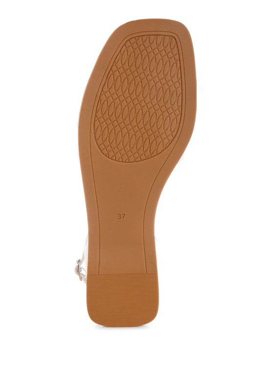 Morgine Beaded Flat Sandals
