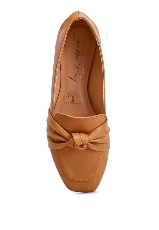 Denali Recycled Faux Leather Flat Loafers - Loving It Shop