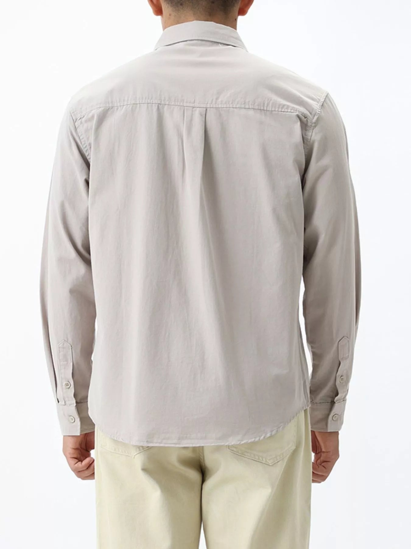 Men's Plus Size Button Down Long Sleeve Shirt - Loving It Shop