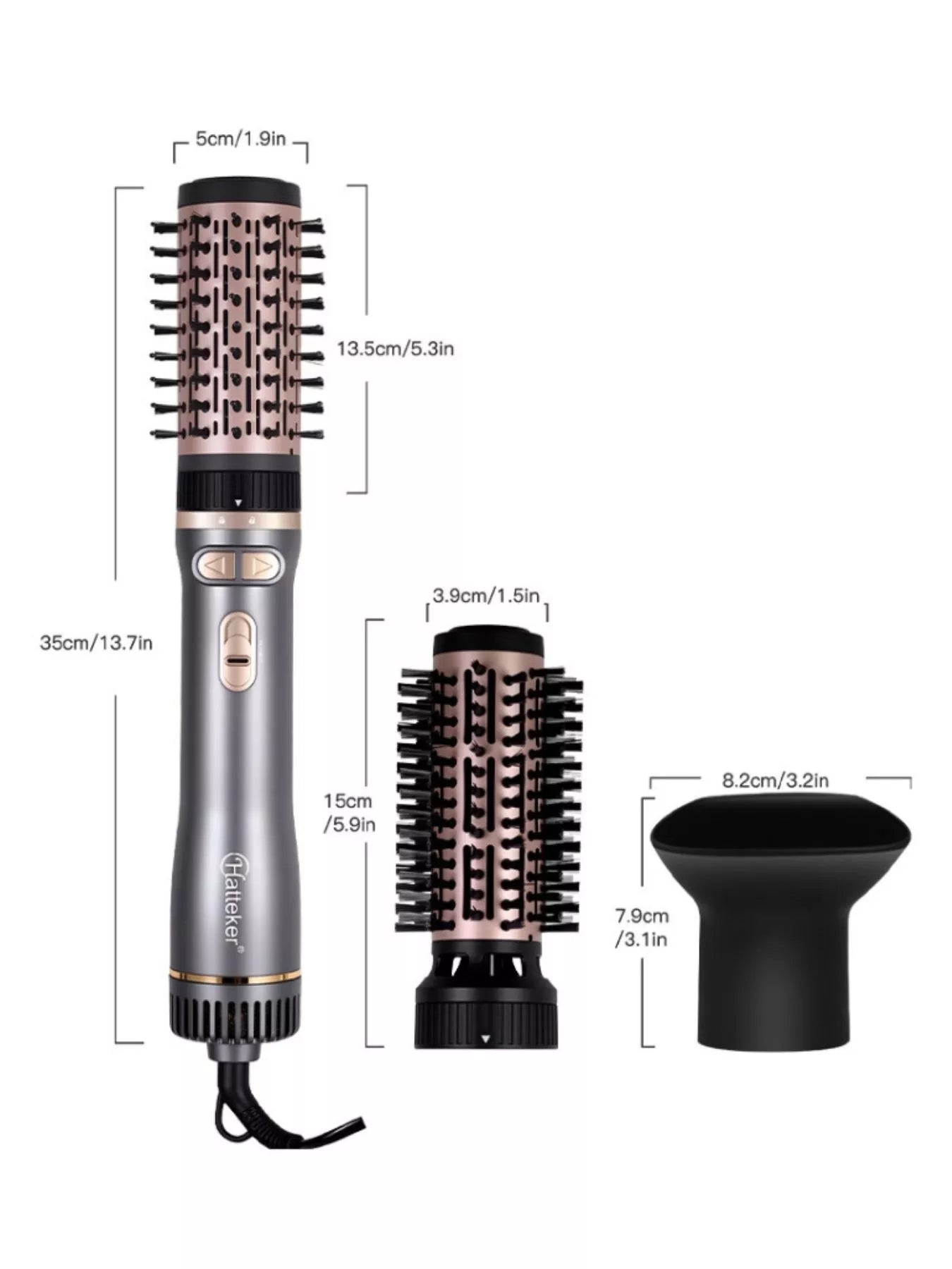 3 - in - 1 Hot Air Brush - Loving It Shop