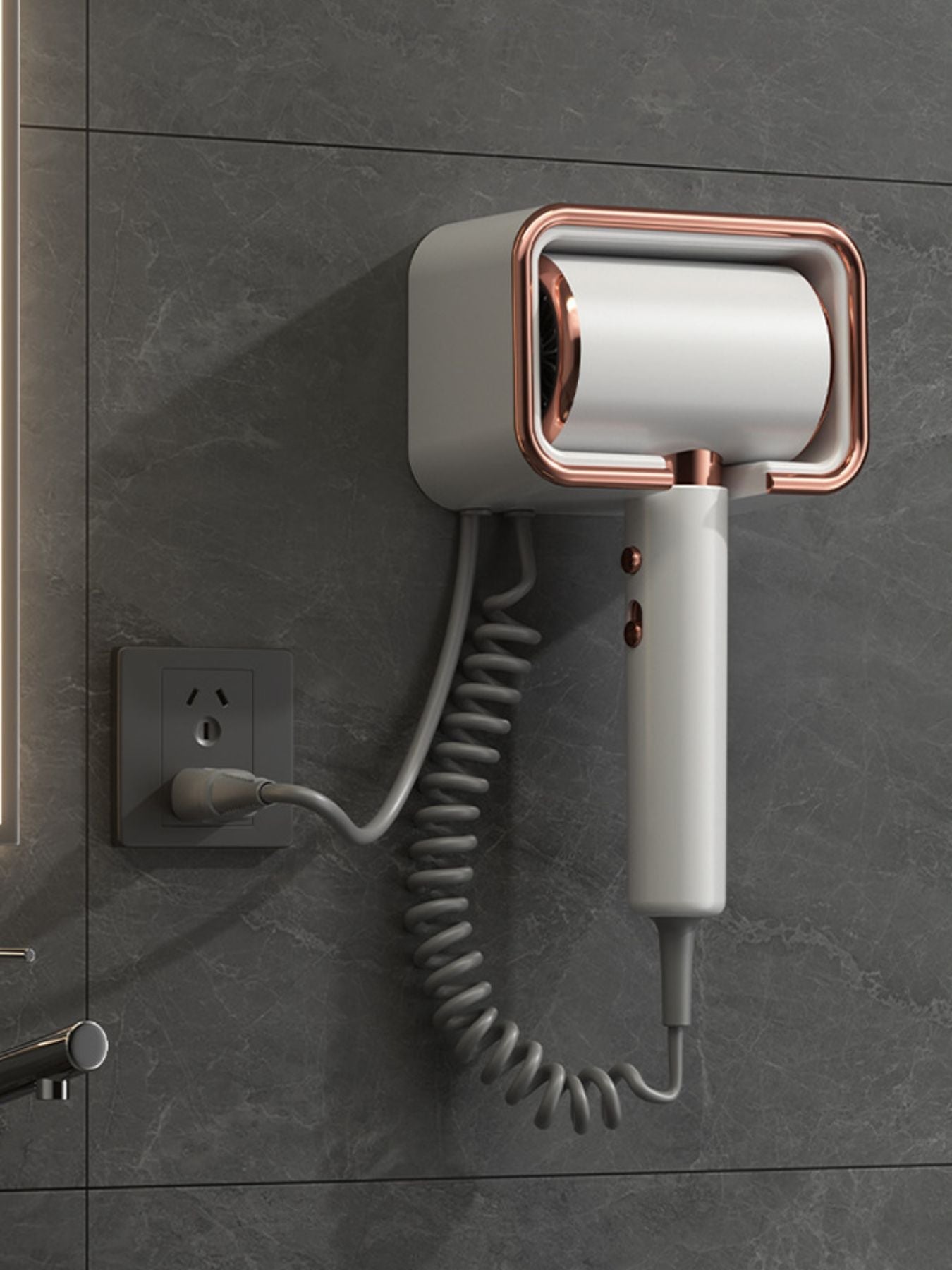 Wall - Mounted Household Hair Dryer - Loving It Shop