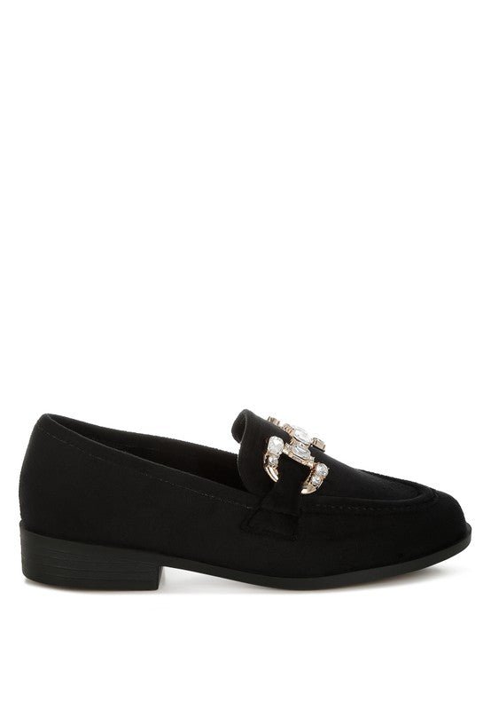 Maestro Diamante Embellished Horsebit Loafers - Loving It Shop