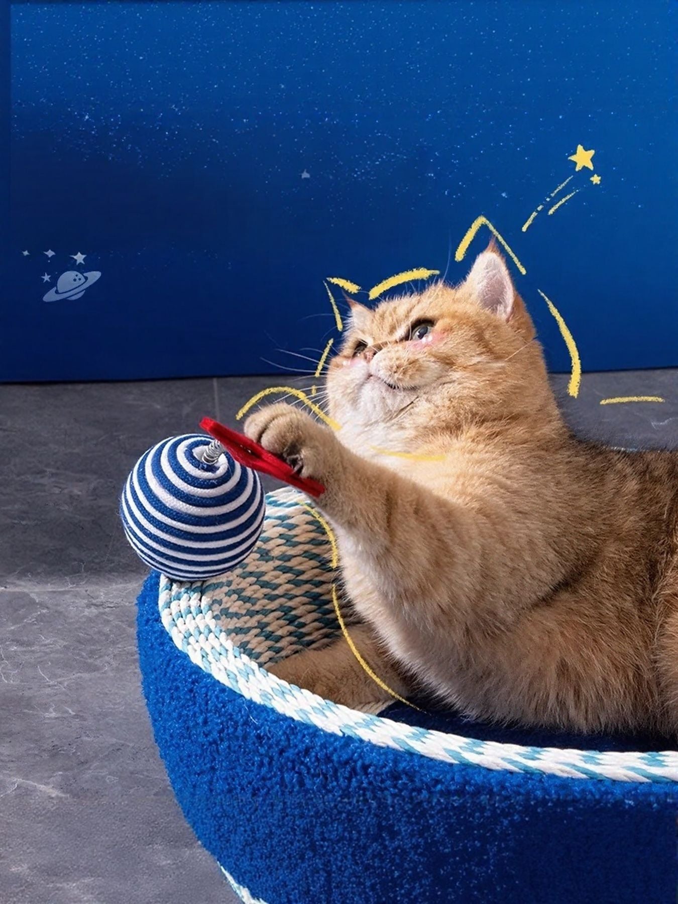Round Cat Scratching Posts Pet Nest - Loving It Shop