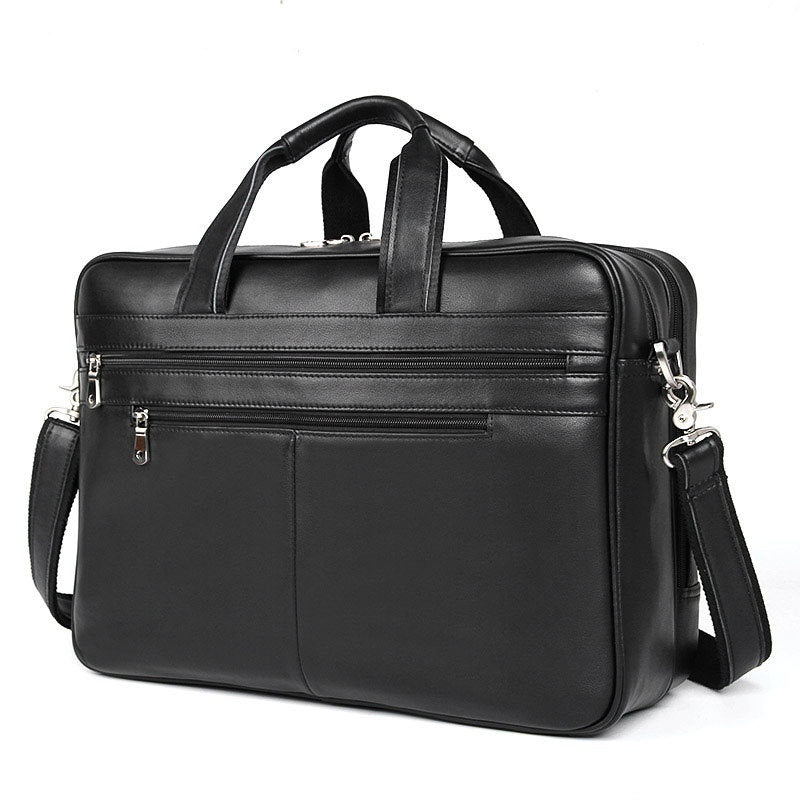 Leather Handbag Briefcase Napa Leather Comfortable Texture Men&