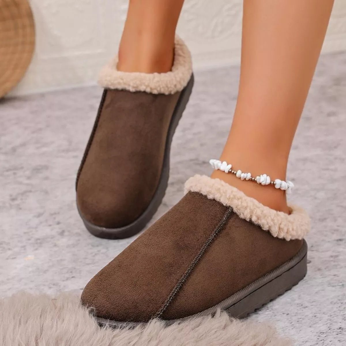 Cozy Plush Lined Clog Slippers - Loving It Shop