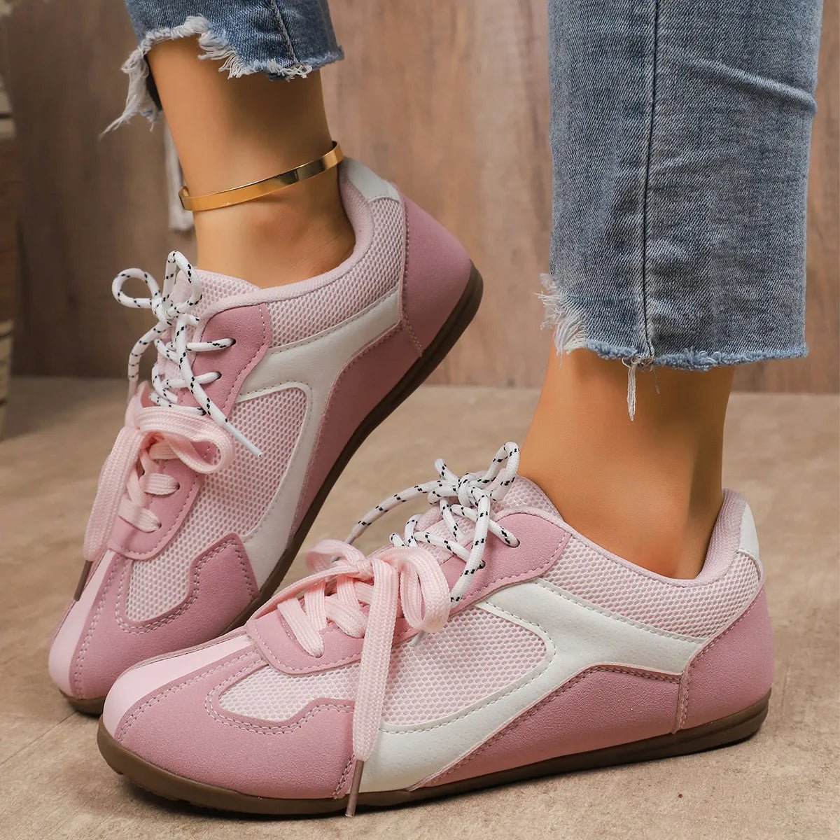 Round Toe Platform Sneakers - Loving It Shop