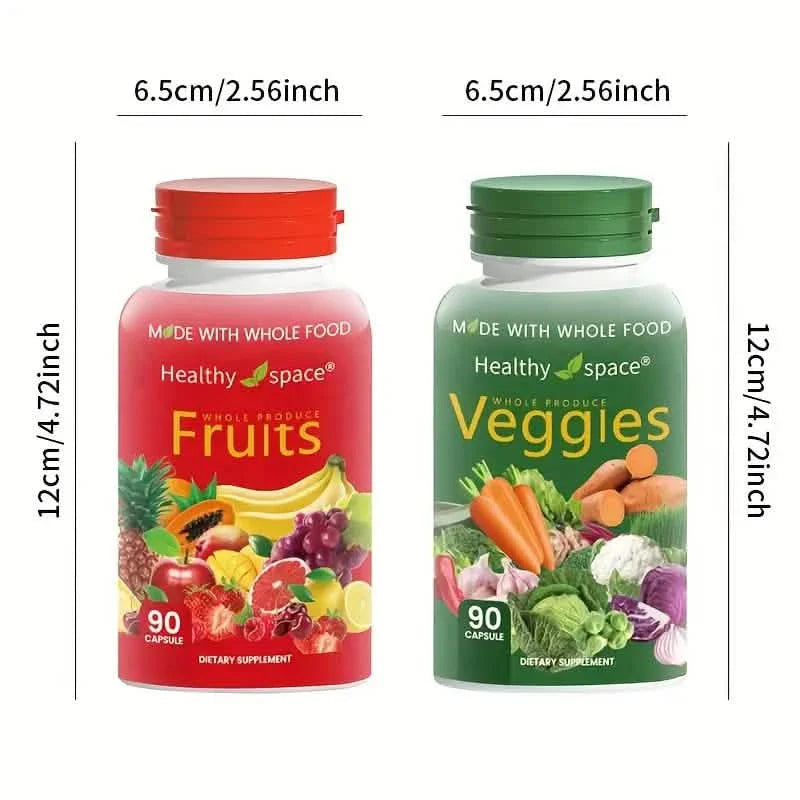2-Pack: Balance Of Nature Fruit &amp; Vegetables Food Supplement