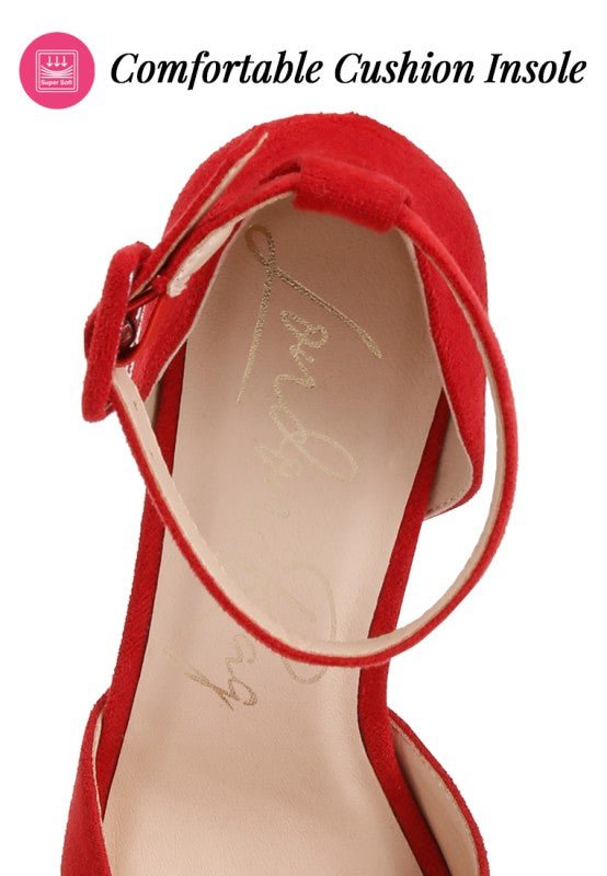 Inigo Interchangeable Ankle Strap Platform Sandals - Loving It Shop