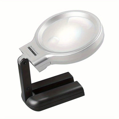 Foldable HD Multi-Power Magnifying Glass (Handheld &amp; Desktop)
