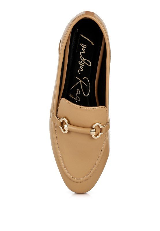 Melisma Horsebit Embellished Loafers - Loving It Shop
