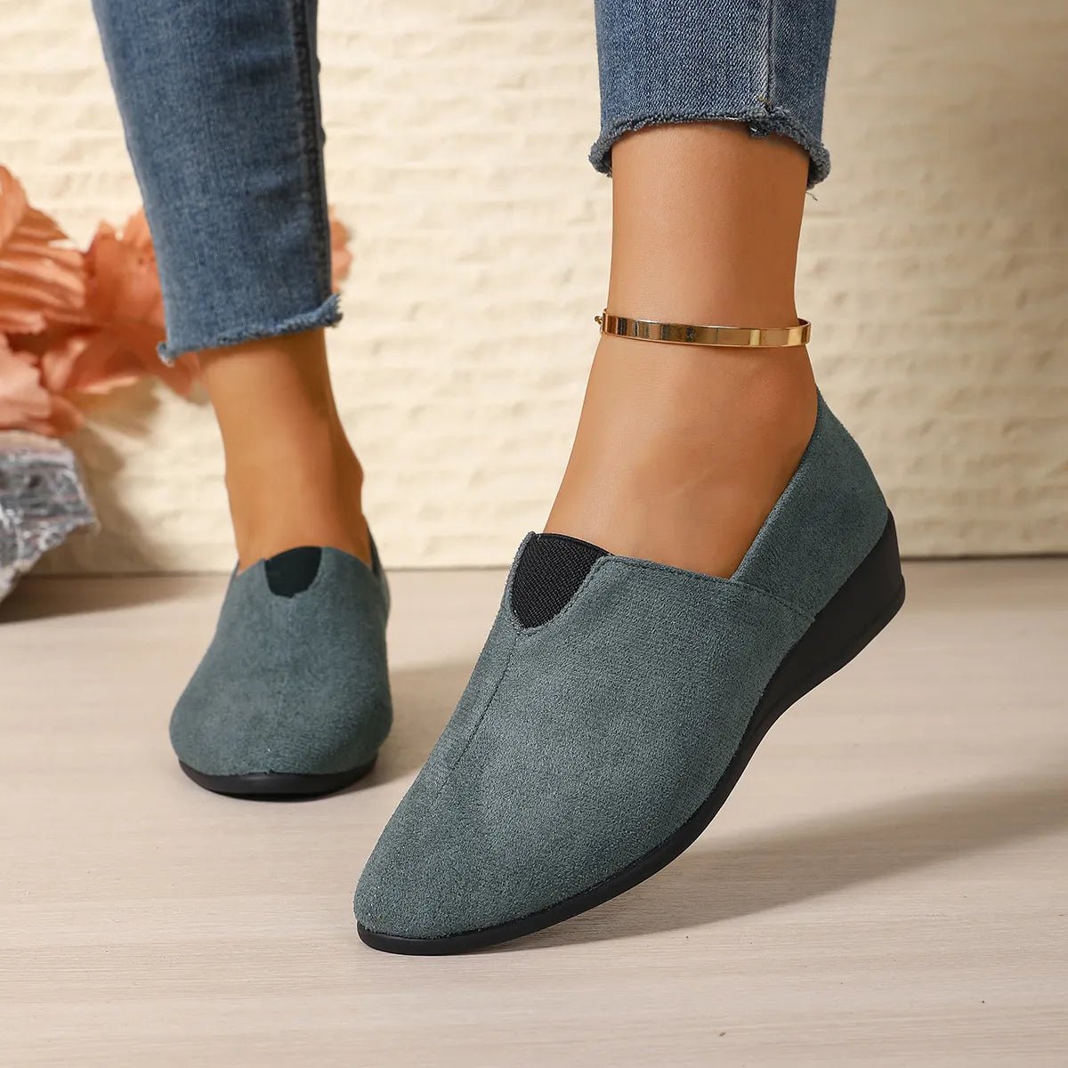 Breathable Mesh Slip - On Loafers - Loving It Shop