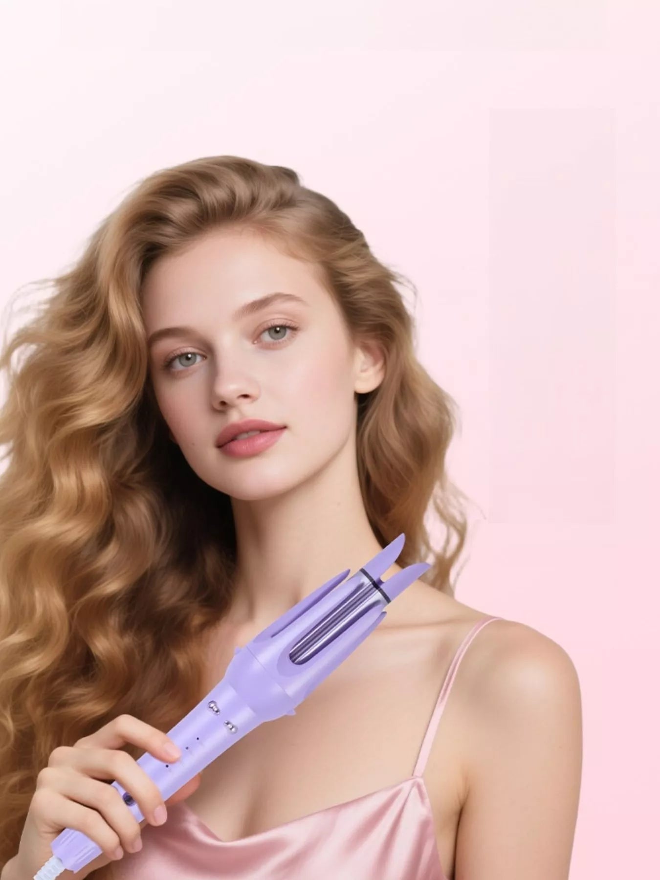 2 - in - 1 Automatic Rotating Ceramic Curling Iron - Loving It Shop