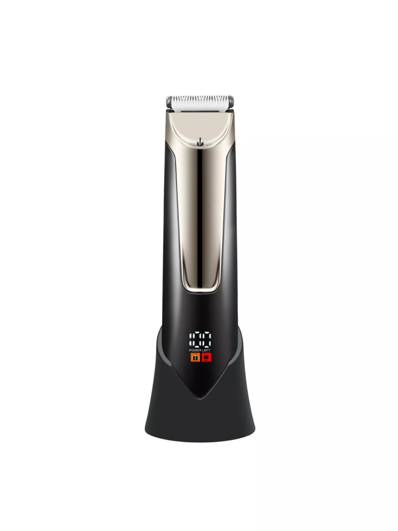 Men's Waterproof Electric Trimmer with LCD & Dock Charging - Loving It Shop
