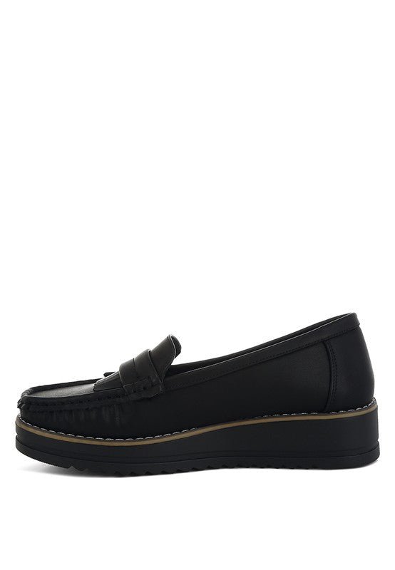 Croyda Fringed Nubuck Loafers - Loving It Shop
