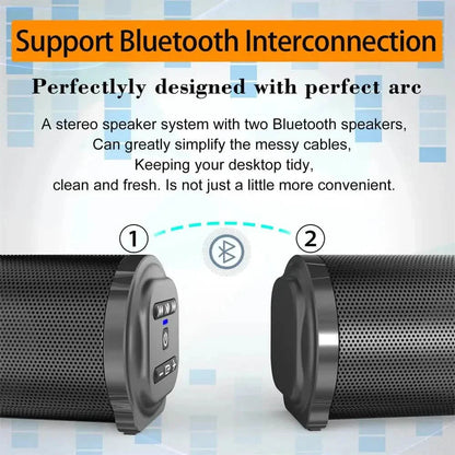 4D Surround Stereo Speakers – Wireless &amp; USB, High-Fidelity Subwoofer, Party &amp; Home Theater, Plug-and-Play