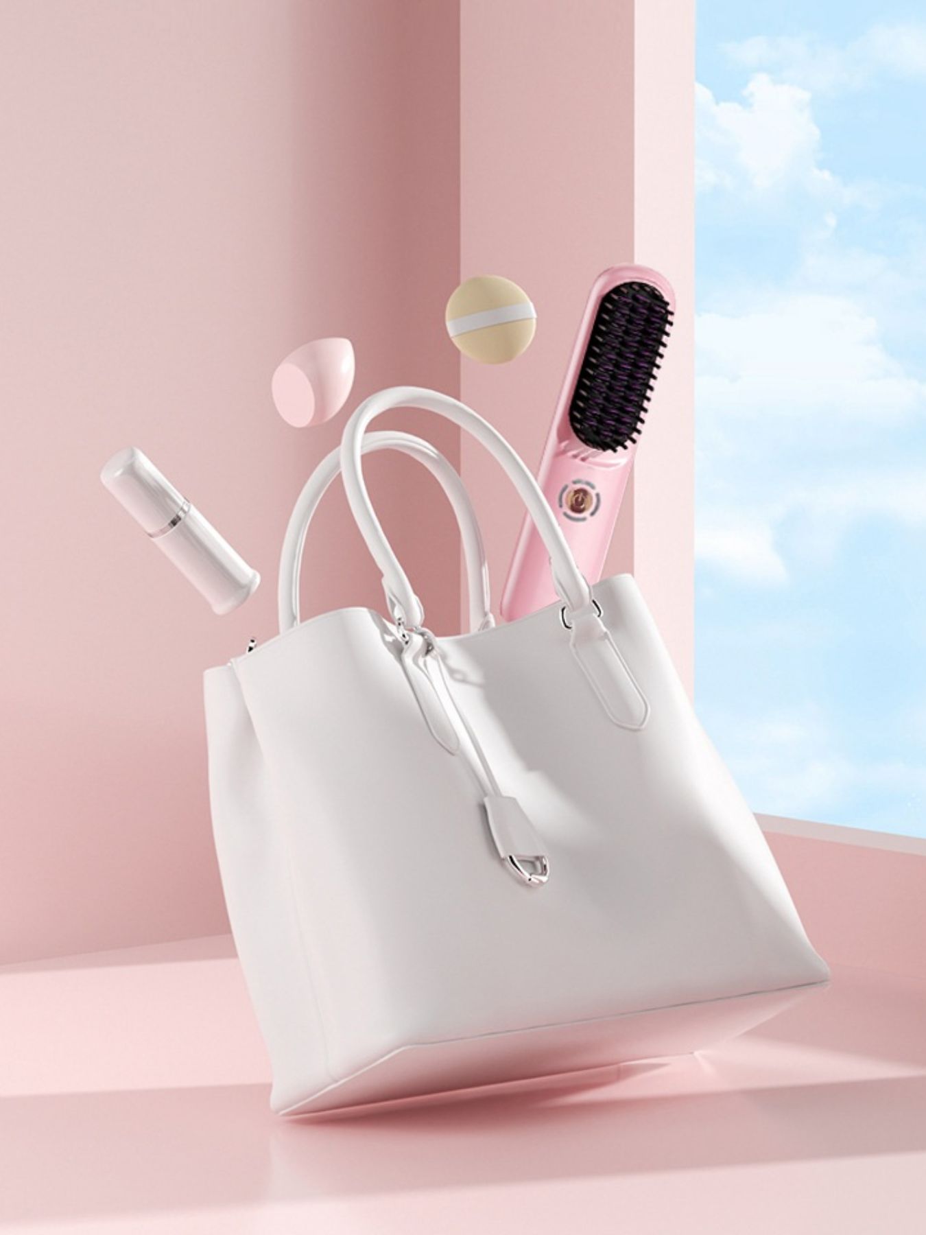 Portable Heated Hair Straightening Comb - Loving It Shop